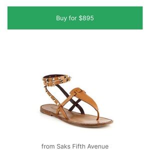 Valentino Garavani rockstud wraparound thong sandals